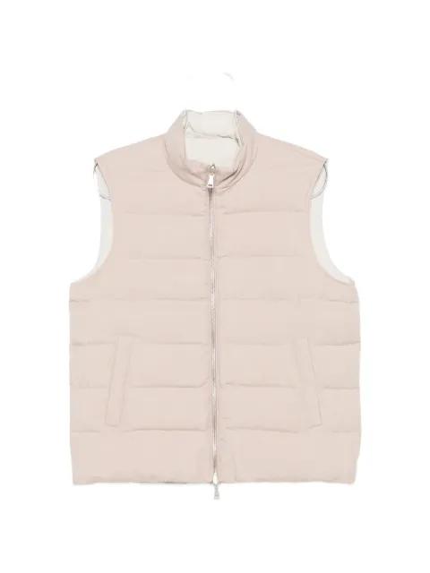 reversible quilted gilet by ELEVENTY