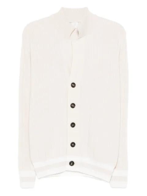 ribbed cashmere cardigan by ELEVENTY