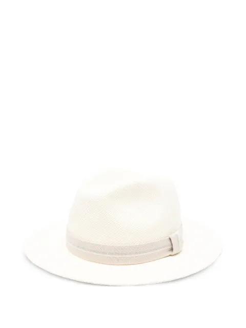 ribbon trim hat by ELEVENTY