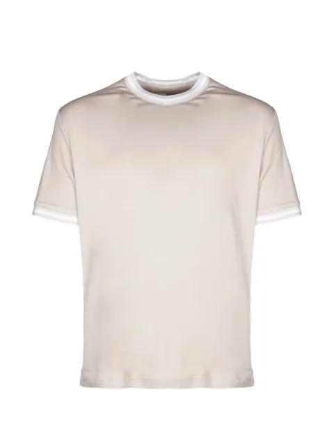 ringer trim T-shirt by ELEVENTY