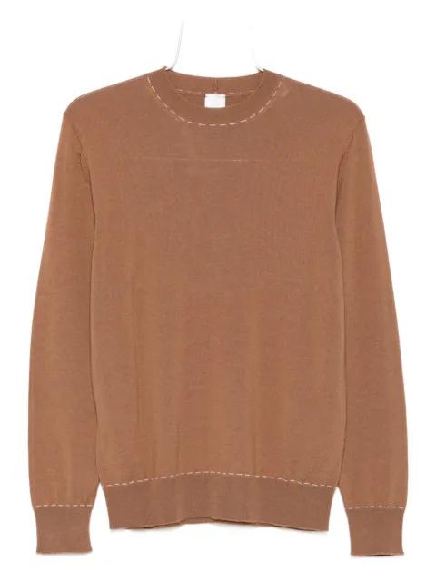 round-neck wool sweater by ELEVENTY