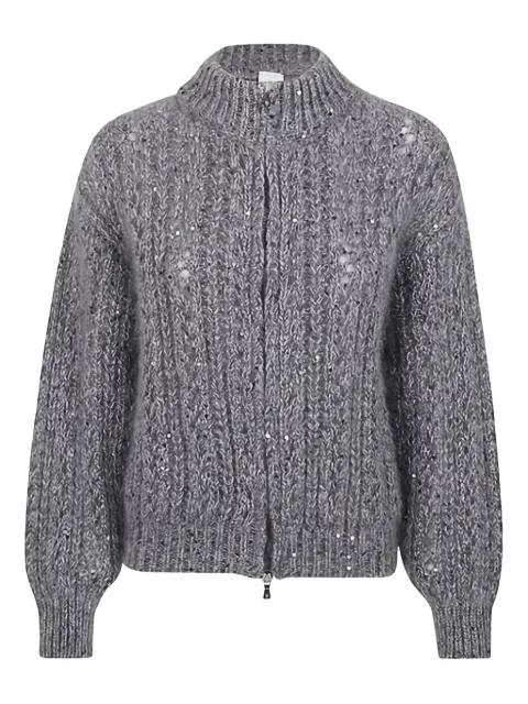 sequin-embellished cardigan by ELEVENTY