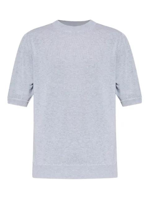 short-sleeve knitted T-shirt by ELEVENTY