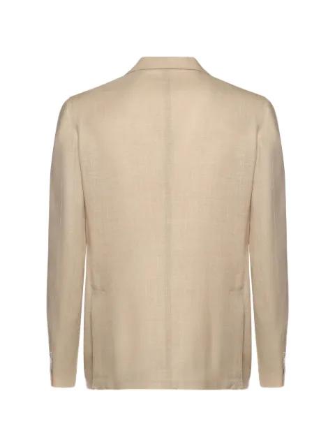 single-breasted V-neck blazer by ELEVENTY