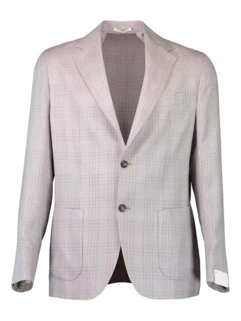 single-breasted checked blazer by ELEVENTY