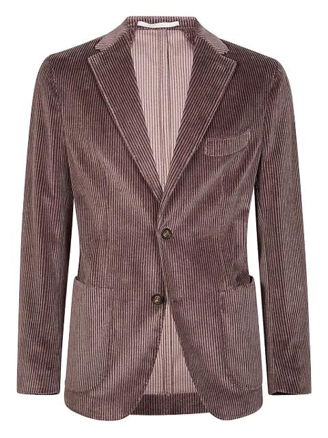 single-breasted corduroy blazer by ELEVENTY