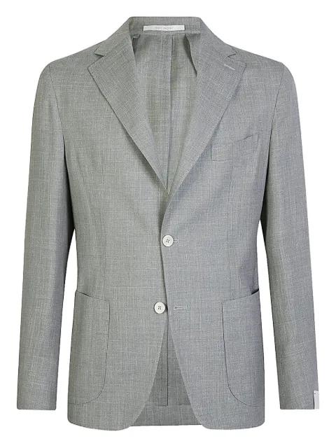 single-breasted patch-pocket blazer by ELEVENTY
