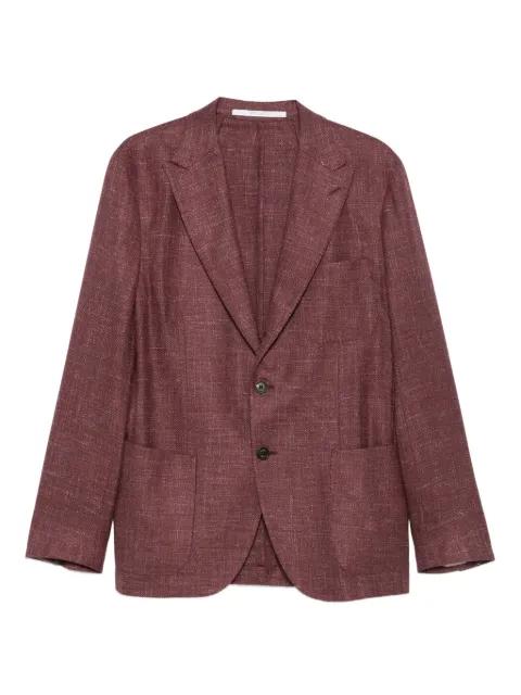 single-breasted patch-pocket blazer by ELEVENTY