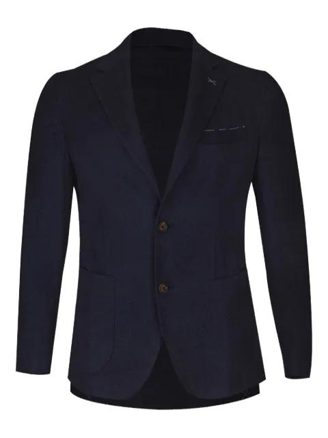 single-breasted patch-pocket blazer by ELEVENTY