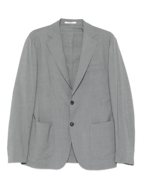 single-breasted patch-pocket blazer by ELEVENTY