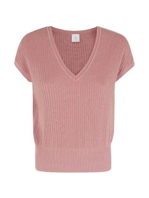 sleeveless V-neck top by ELEVENTY