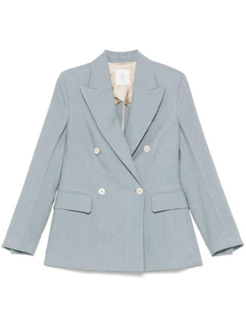 slub-texture blazer by ELEVENTY