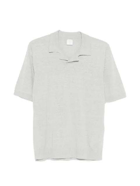 spread-collar short-sleeved T-shirt by ELEVENTY