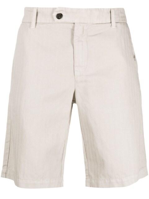 straight-leg chino shorts by ELEVENTY