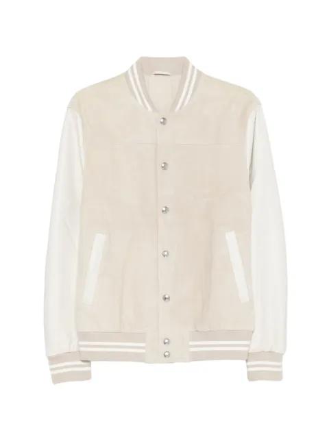 striped bomber jacket by ELEVENTY