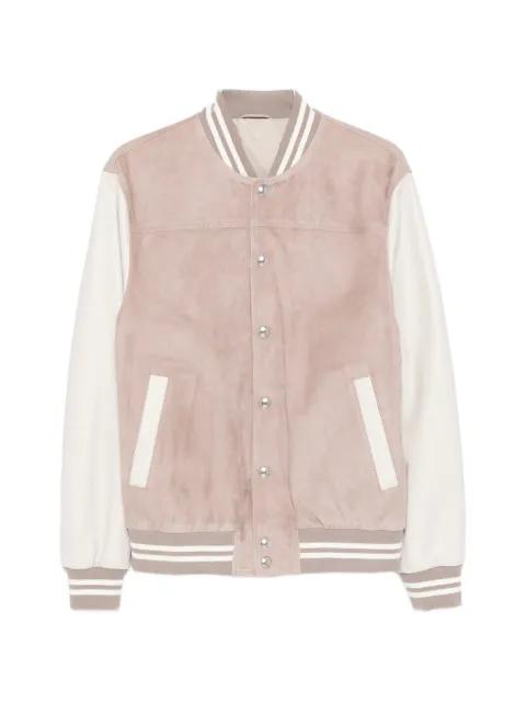 striped bomber jacket by ELEVENTY