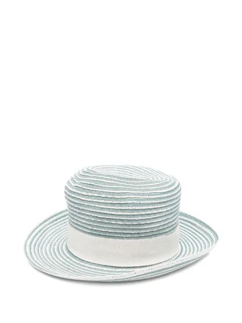 striped ribbon hat by ELEVENTY
