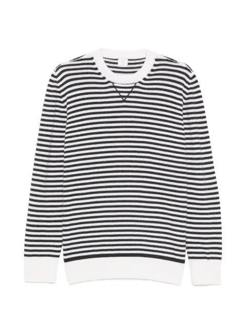 striped round neck sweater by ELEVENTY