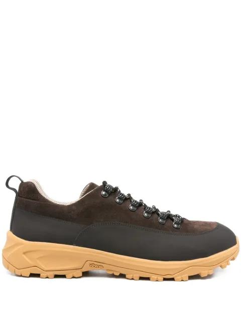 suede lace-up trainers by ELEVENTY