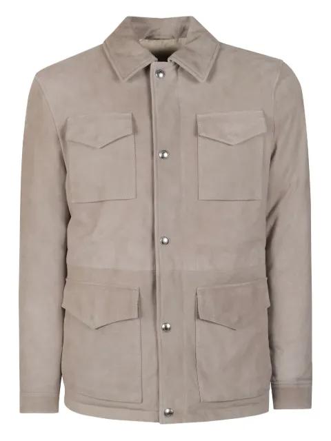 suede shirt jacket by ELEVENTY