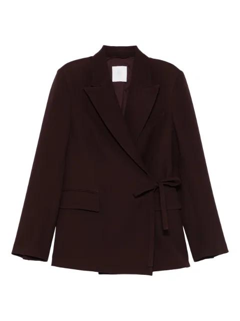 tie-fastening blazer by ELEVENTY