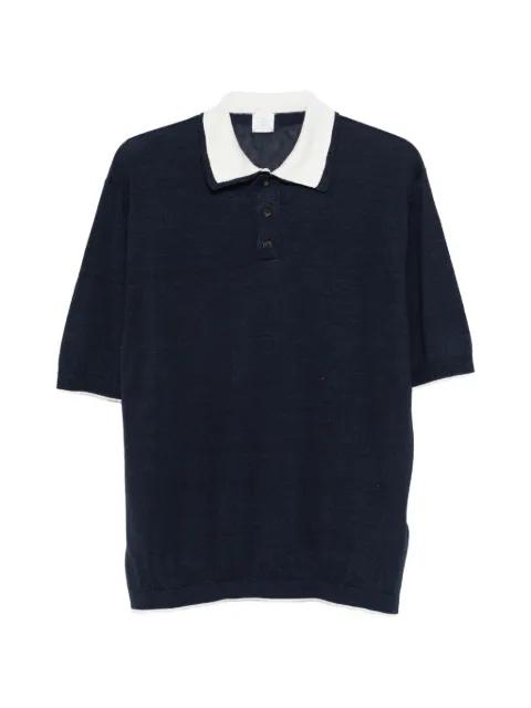 trim-collar polo shirt by ELEVENTY