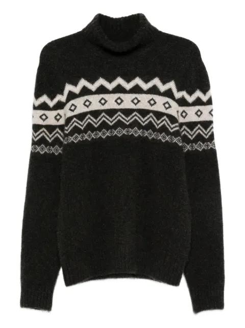 turtleneck jacquard sweater by ELEVENTY