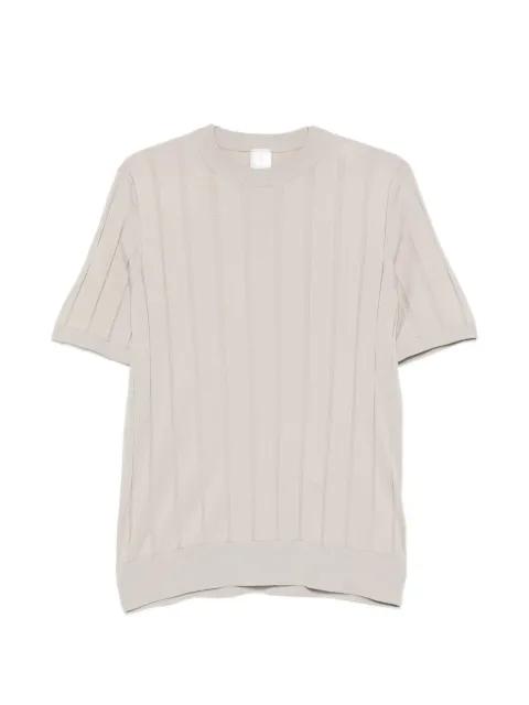vertical-stripe T-shirt by ELEVENTY