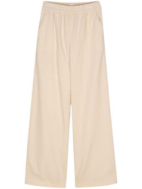 wide-leg corduroy trousers by ELEVENTY