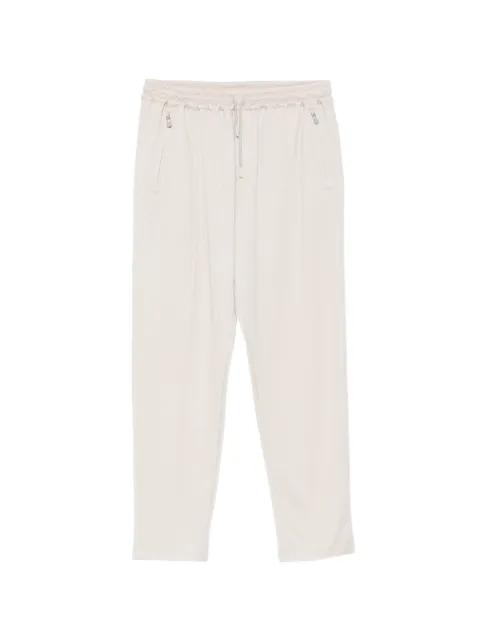 zip drawstring trousers by ELEVENTY