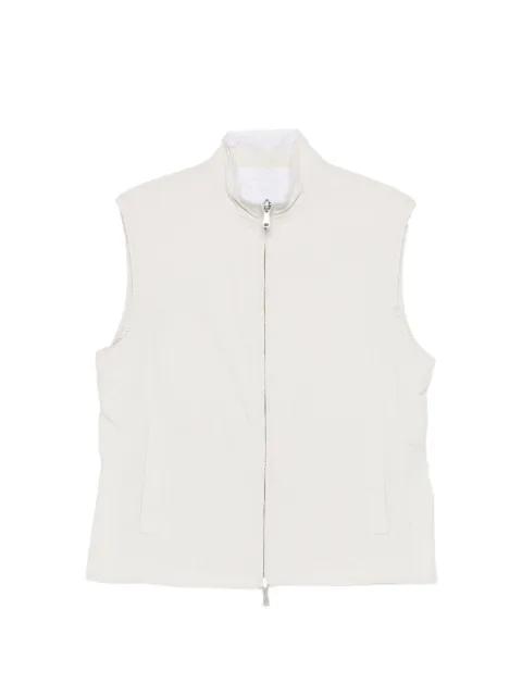 zip quilted gilet by ELEVENTY