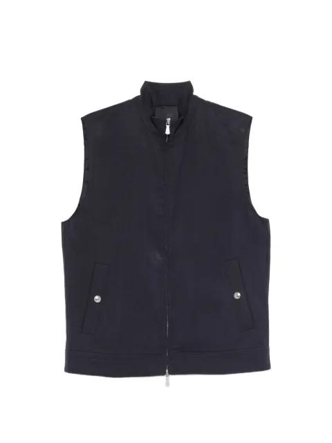 zip-up gilet by ELEVENTY