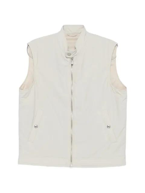 zip-up gilet by ELEVENTY