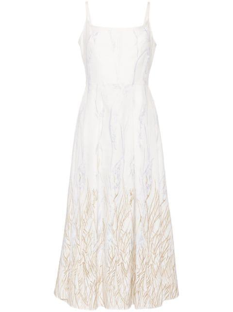 Arboreal midi dress by ELIE SAAB