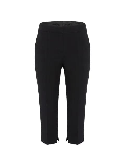 Cady cropped slit-hem trousers by ELIE SAAB