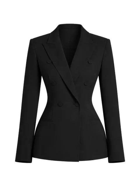 Cady double-breasted tailored blazer by ELIE SAAB