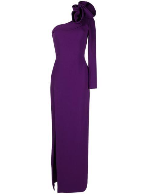 Cady one-shoulder maxi dress by ELIE SAAB