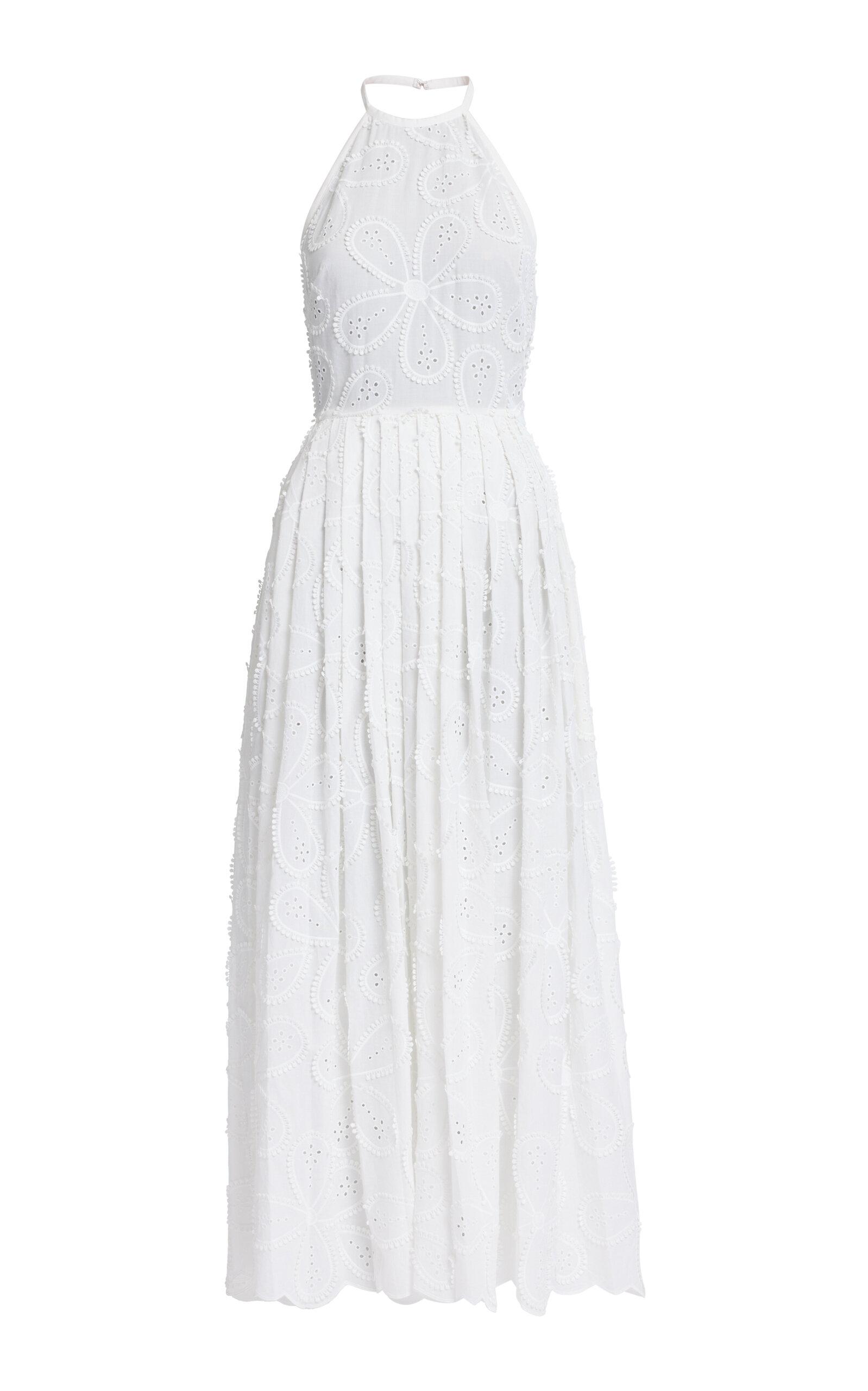 Elie Saab Embroidered Midi Dress - Moda Operandi by ELIE SAAB