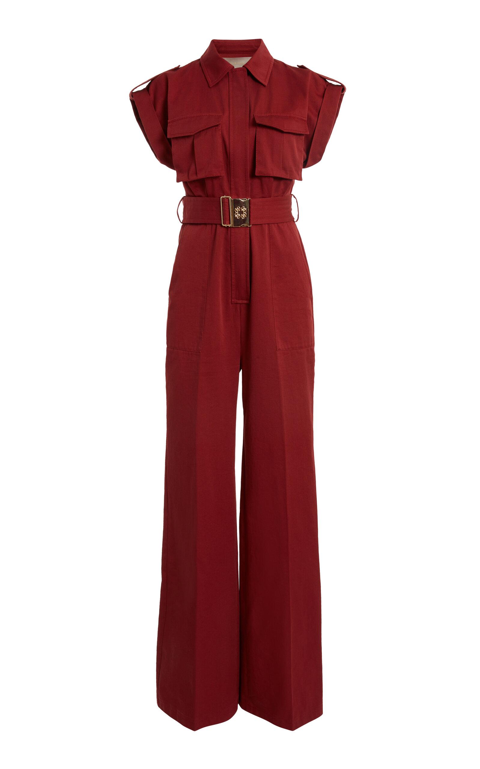 Elie Saab Pocket-Detail Cotton-Gabardine Jumpsuit - Moda Operandi by ELIE SAAB