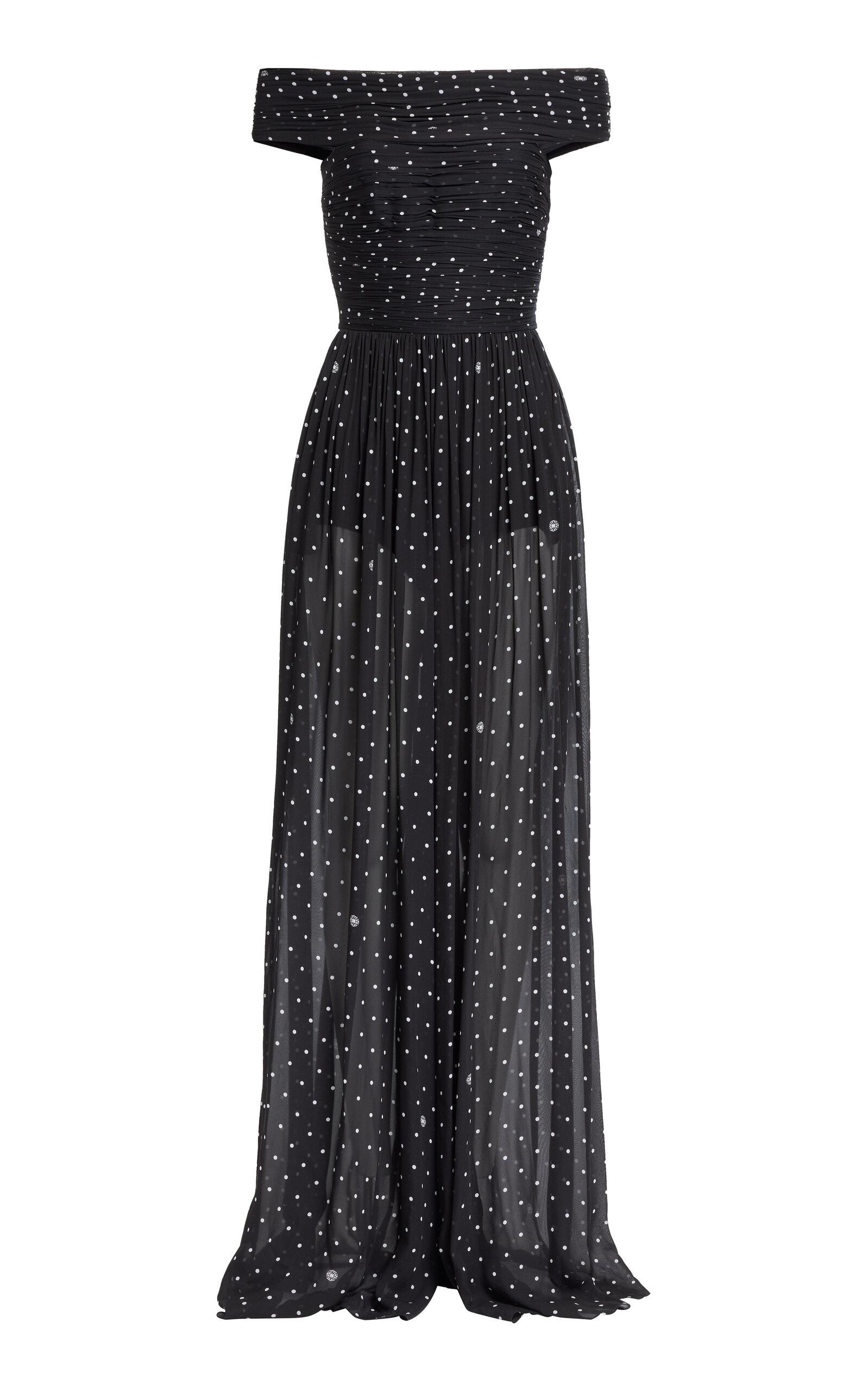 Elie Saab Printed Chiffon Jumpsuit - Moda Operandi by ELIE SAAB