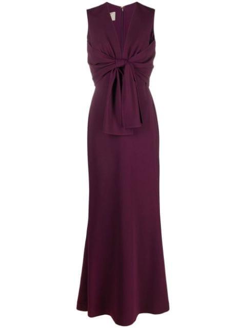 V-neck sleeveless dress by ELIE SAAB