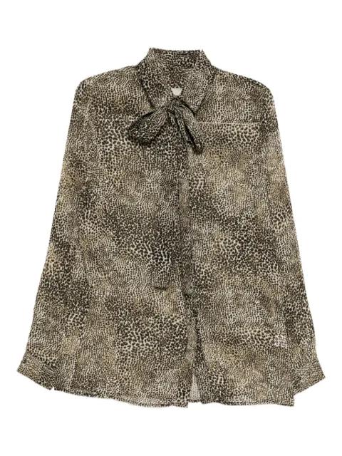 animalier-print shirt by ELIE SAAB