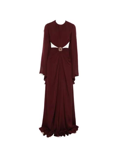 cut-out embellished maxi dress by ELIE SAAB