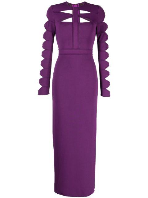 cut-out knit dress by ELIE SAAB
