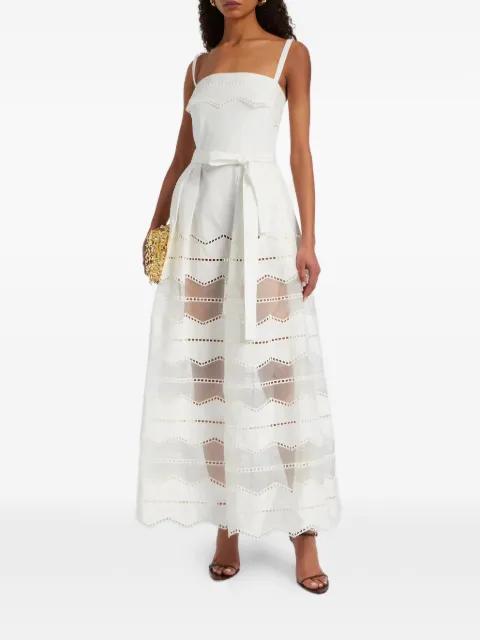 cutout belted maxi dress by ELIE SAAB