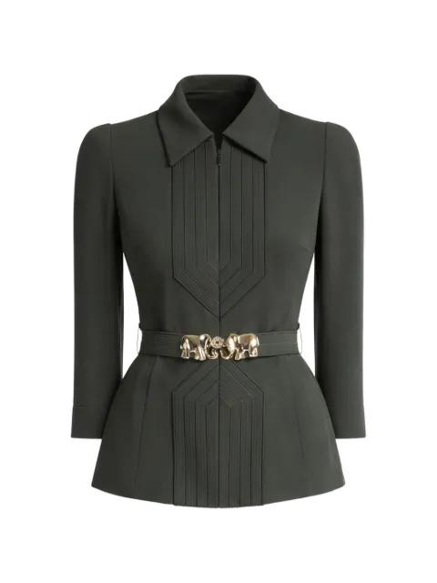 elephant-buckle jacket by ELIE SAAB