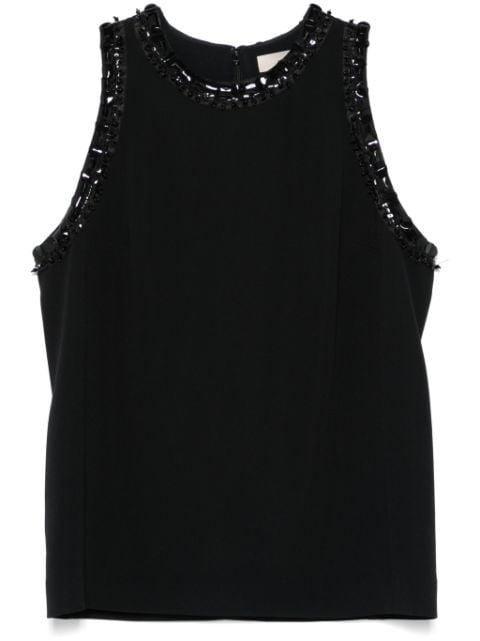 embroidered cady top by ELIE SAAB