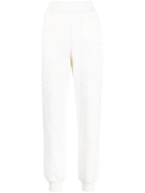 embroidered-design cotton blend track pants by ELIE SAAB