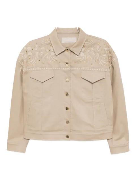 embroidered gabardine jacket by ELIE SAAB