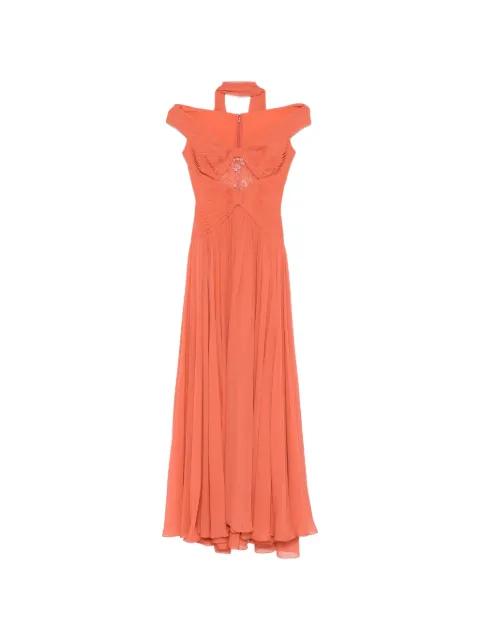 embroidered maxi dress (set of two) by ELIE SAAB